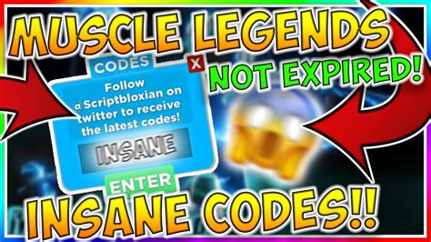 Muscle legends codes